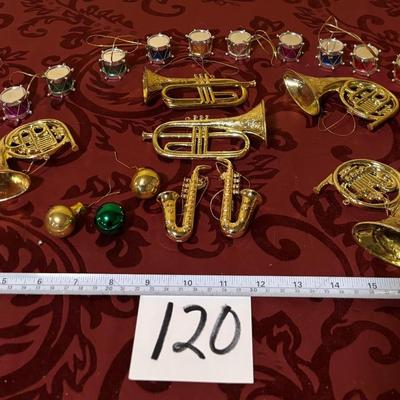 Christmas Music Ornament Lot
