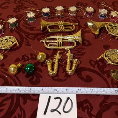 Christmas Music Ornament Lot