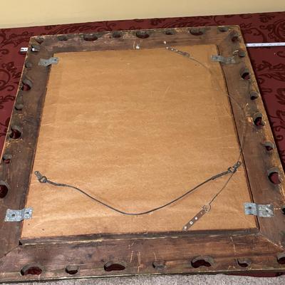 Vintage Wooden Mirror