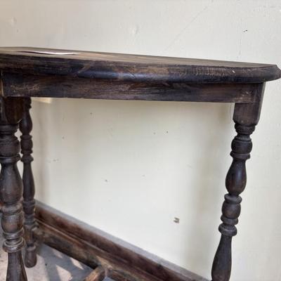 Vintage Half Moon Table