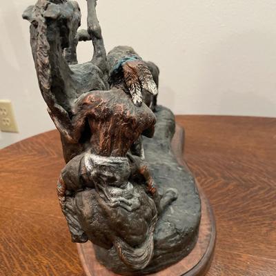 Too Close for Comfort by Burnell sculpture