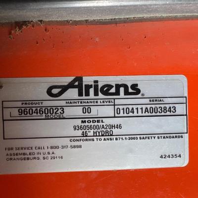 Ariens 46” Hydrostatic/Automatic Riding Lawn Tractor