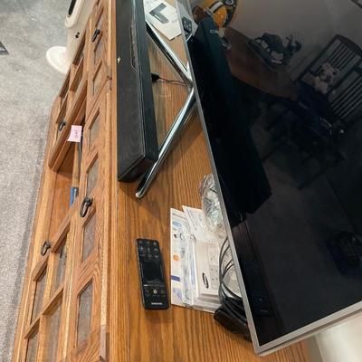 Wood tv stand only