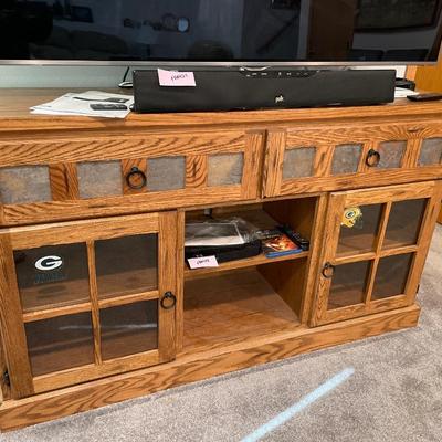 Wood tv stand only