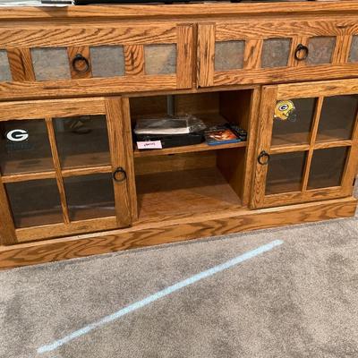 Wood tv stand only