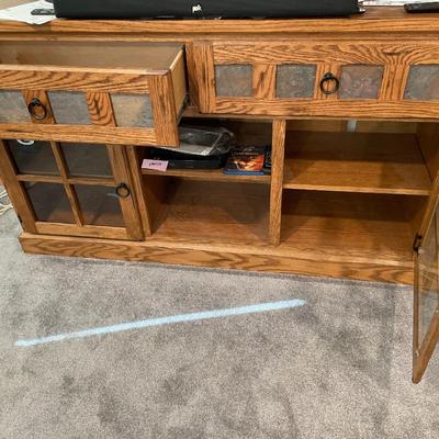 Wood tv stand only