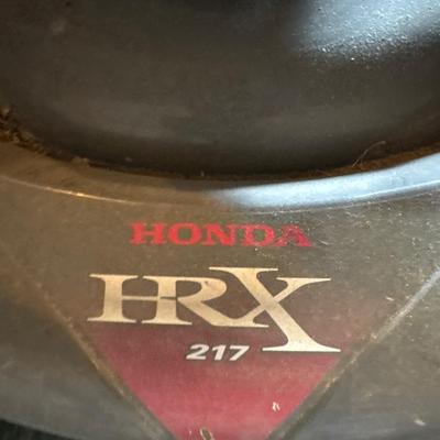 Honda HRX 217 lawnmower/mulcher