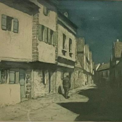 Etching By Tavik Frantisek Simon