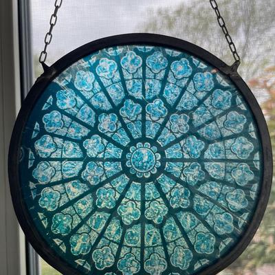 Glass window decor and dad decor