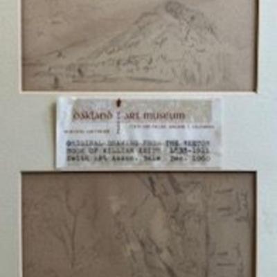 William Keith Drawings From Sketch Book