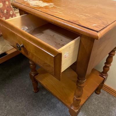 Small side table with damage to top