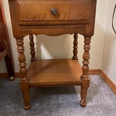 Small side table with damage to top