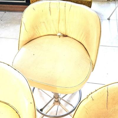 3 Mid Century Stools