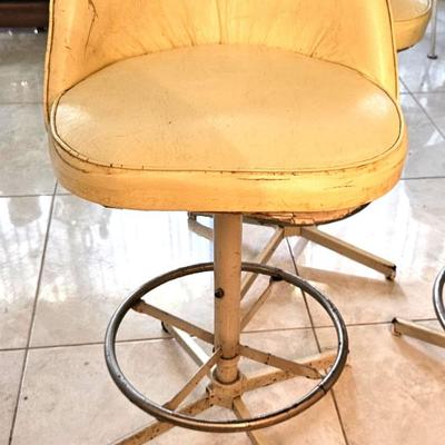 3 Mid Century Stools