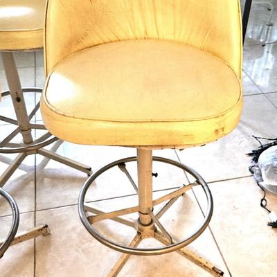 3 Mid Century Stools
