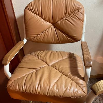 Padded counter high stools