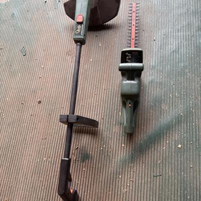 Black & Decker grooming, edge, edger trimmer, and electric hedger
