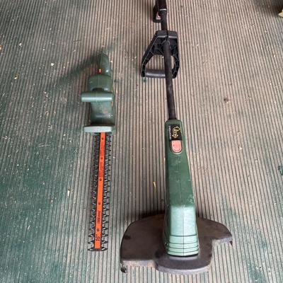 Black & Decker grooming, edge, edger trimmer, and electric hedger