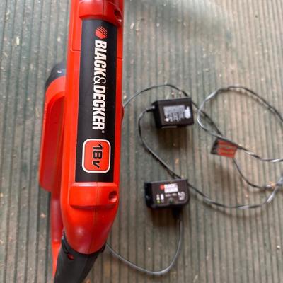 Black & Decker 18 V Weedwhacker cordless and a black and decker Sidewalk edge