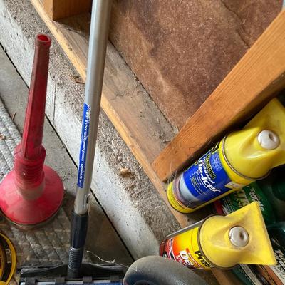 Car cleaning, scrapers & funnels