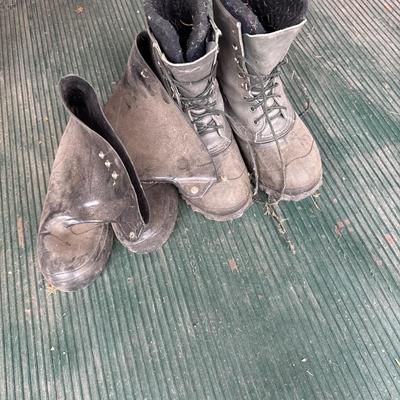 Men’s winter boots and rubber boot pullovers