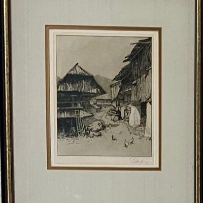 Etching By Josef Eidenberger