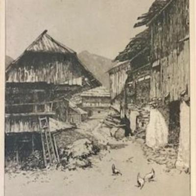 Etching By Josef Eidenberger