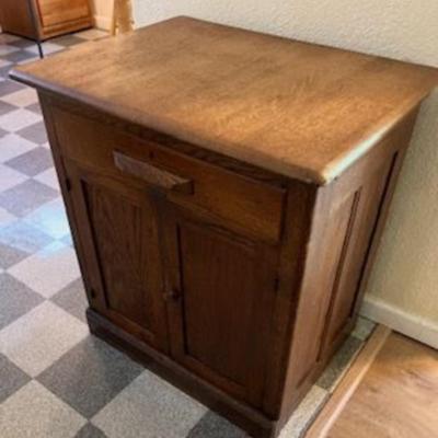 George Fuller Desk Company Vintage Oak Cabinet