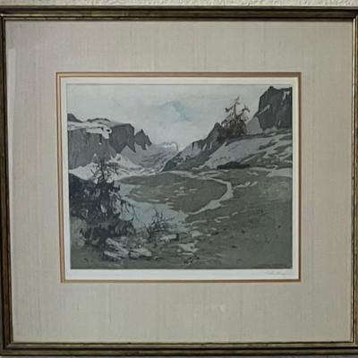 Etching By Josef Eidenberger