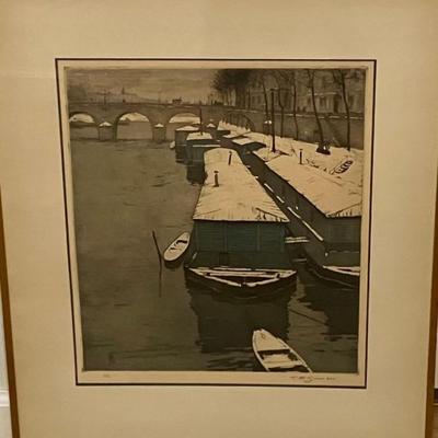Etching By Josef Eidenberger
