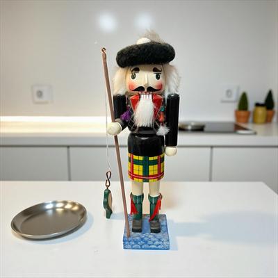Sale Photo Thumbnail #854: Scottish Fisherman Nutcracker
Approximately 10.5"