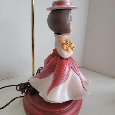 Singing Flower Girl Ceramic Lamp