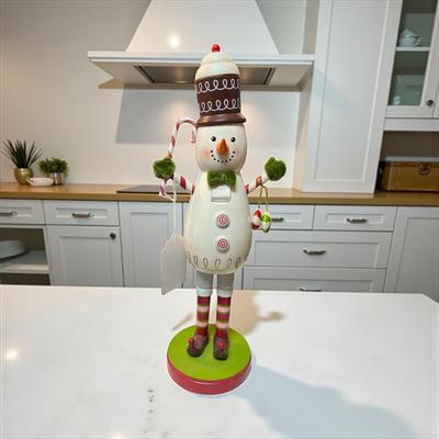 Sale Photo Thumbnail #891: Snowman Nutcracker
Approximately 14.5"