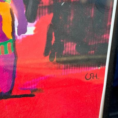 DAVID HOCKNEY. Poster, Turandot, Lyric Opera of Chicago.