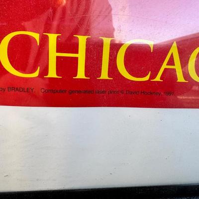 DAVID HOCKNEY. Poster, Turandot, Lyric Opera of Chicago.