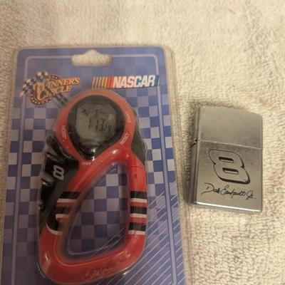 Dale Earnhardt Jr #8 Zippo Lighter and Stop watch