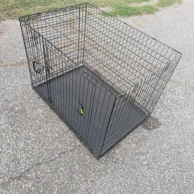 Large Dog Crate 42 x 28 x 31- 2 doors