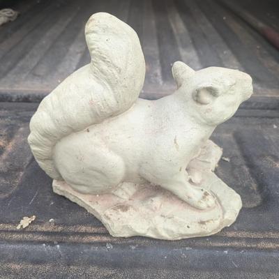 Concrete Squirrel yard figurine