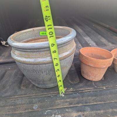 Flower pots lot of 3