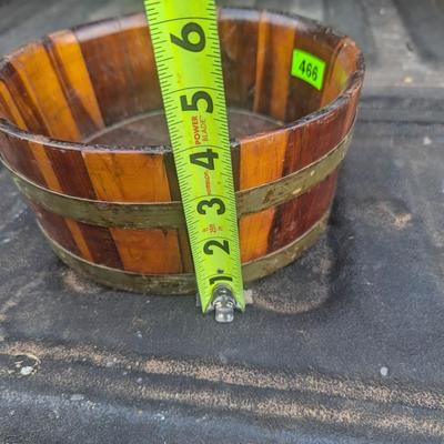 Wooden bowl or planter