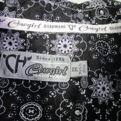 2 women's Western shirts