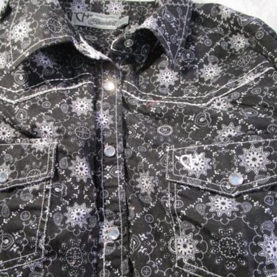 2 women's Western shirts