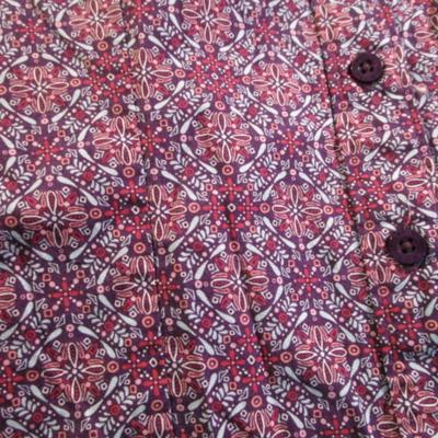 2 women's button-down long-sleeve shirts