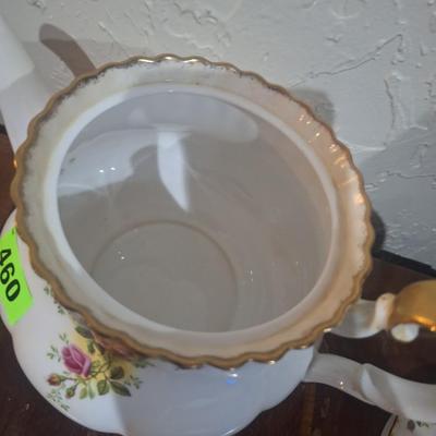 Royal Albert old country rose teapot fine bone china