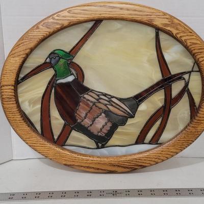 Pheasant Staind Glass Art
