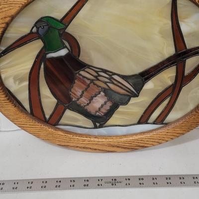 Pheasant Staind Glass Art