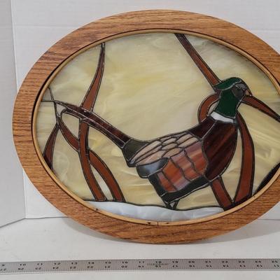 Pheasant Staind Glass Art