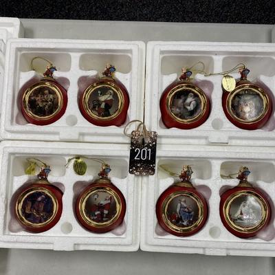 Sale Photo Thumbnail #141: Auction Number 201 
Includes
Santa workshop 
Is He Coming?
The toy maker
A drum for Tommy
Christmas, Santa, and elves
Santa and expense book
The night before Christmas
The day after Christmas 
Excellent condition