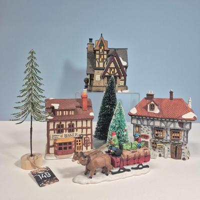 Sale Photo Thumbnail #153: Partridge Pear Inn, Golden Swan Baker, Tuttles Pub 
good condition, with boxes
All Dept. 56