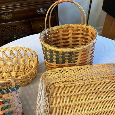 Sale Photo Thumbnail #1228: Lot of Baskets  #    12 Baskets
